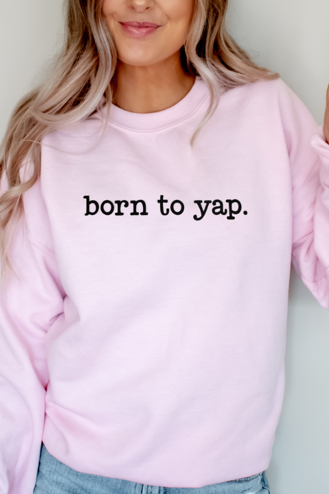 Born To Yap Graphic Top