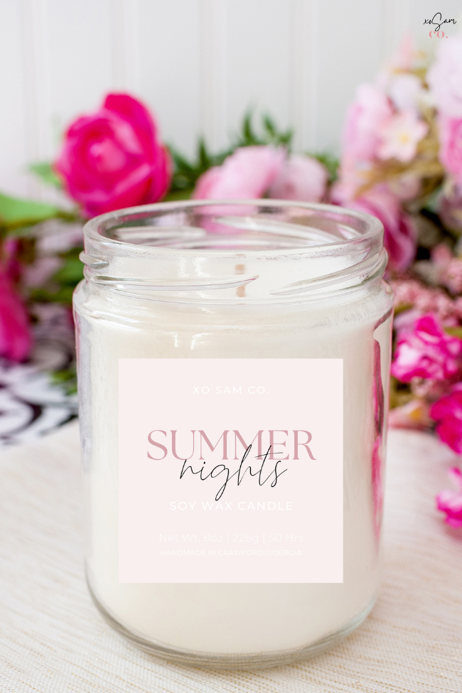 Summer Nights Soy Candle
