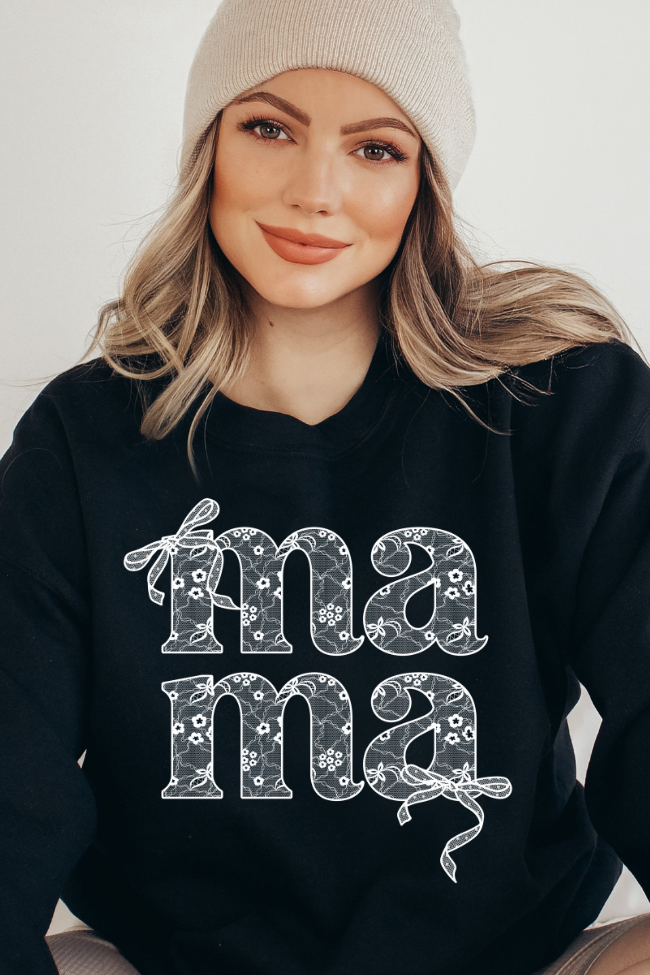 Mama Lace Graphic Sweatshirt