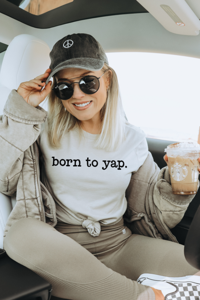 Born To Yap Graphic Top