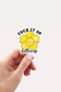 Fck It Buttercup waterproof  Sticker