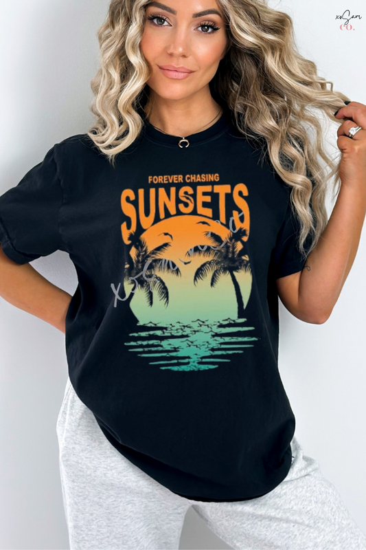 Forever Chasing Sunset Graphic Tee