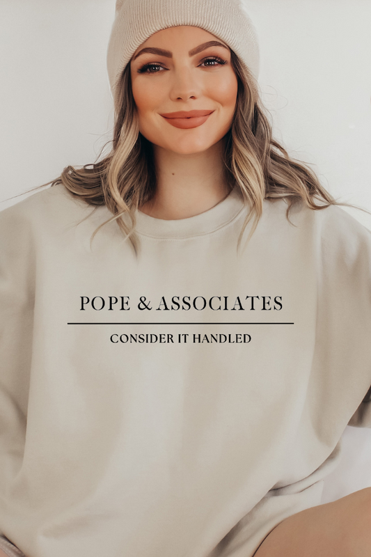 Pope & Associates Graphic Sweatshirt