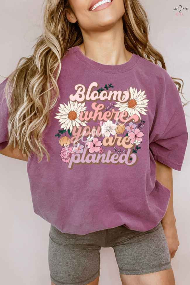 Bloom Where You Are Planted Graphic Tee