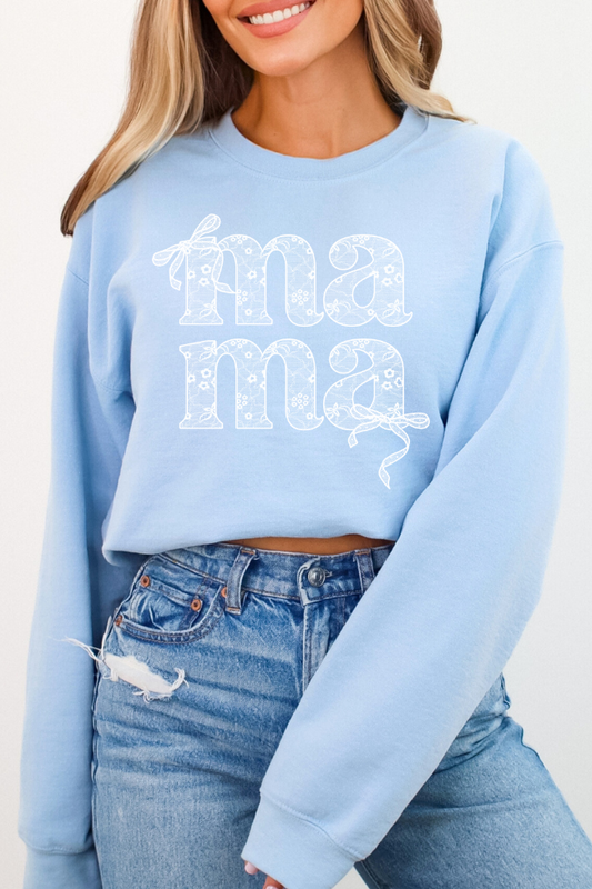 Mama Lace Graphic Sweatshirt