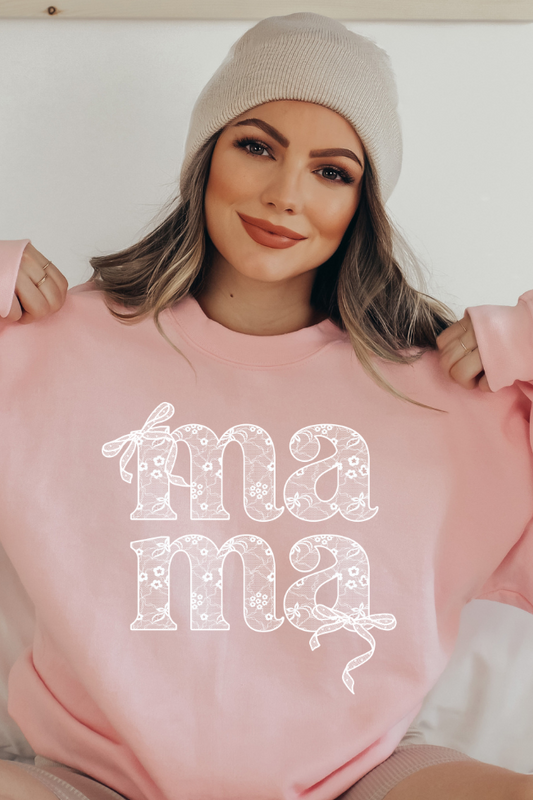 Mama Lace Graphic Sweatshirt