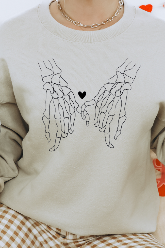 Skellie Hands Graphic Sweatshirt