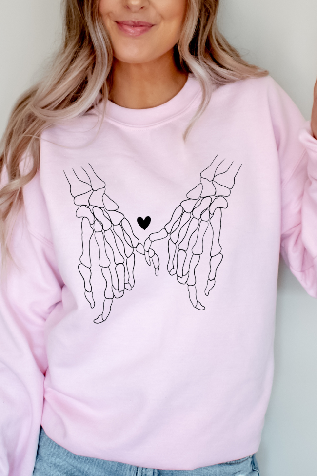 Skellie Hands Graphic Sweatshirt