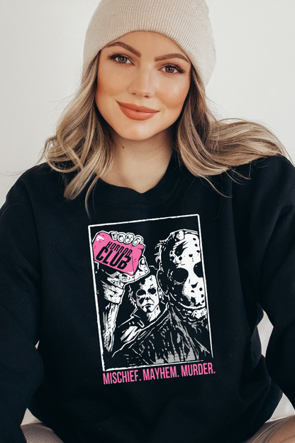 Horror Club Graphic Sweatshirt