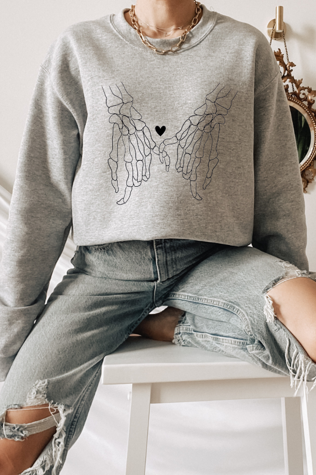 Skellie Hands Graphic Sweatshirt