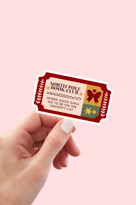 North Pole Book Club Sticker