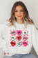 Romance Tropes Candy Heart Graphic Sweatshirt