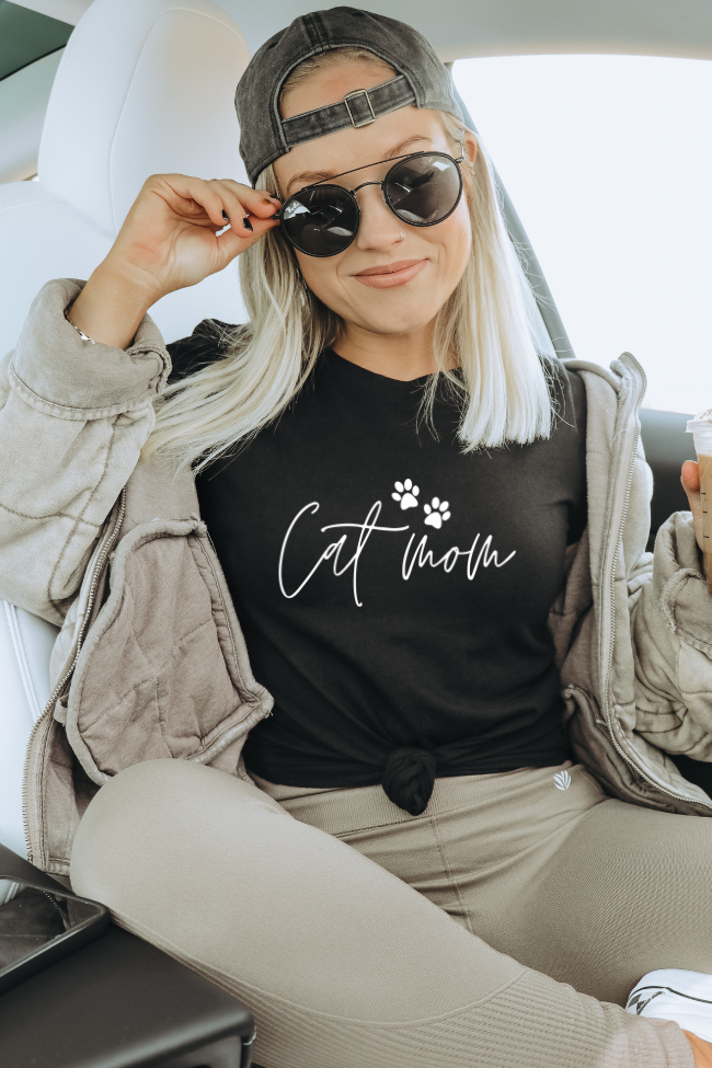 Cat Mom Graphic Tee