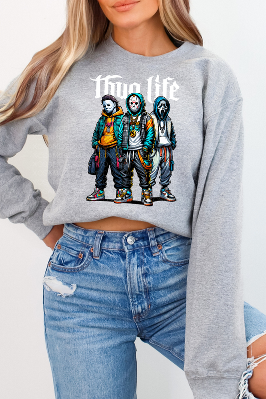 Thug Life Graphic Sweatshirt