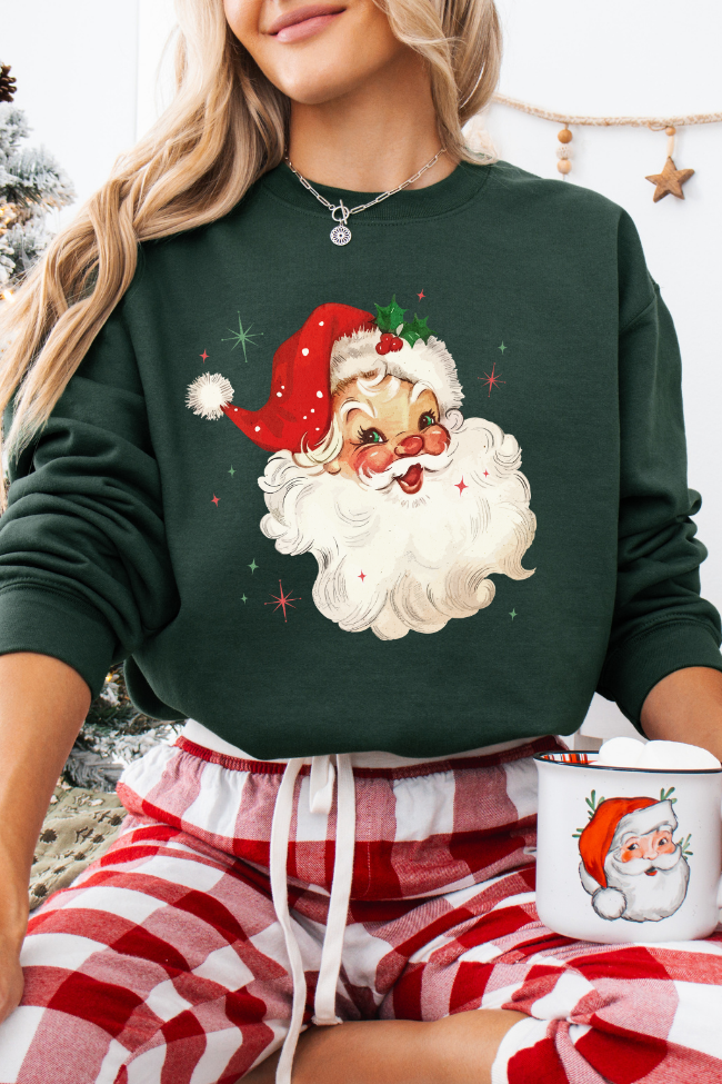 Santa Graphic Sweatshirt