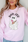 Boo Jee White Ghost Graphic Sweatshirt