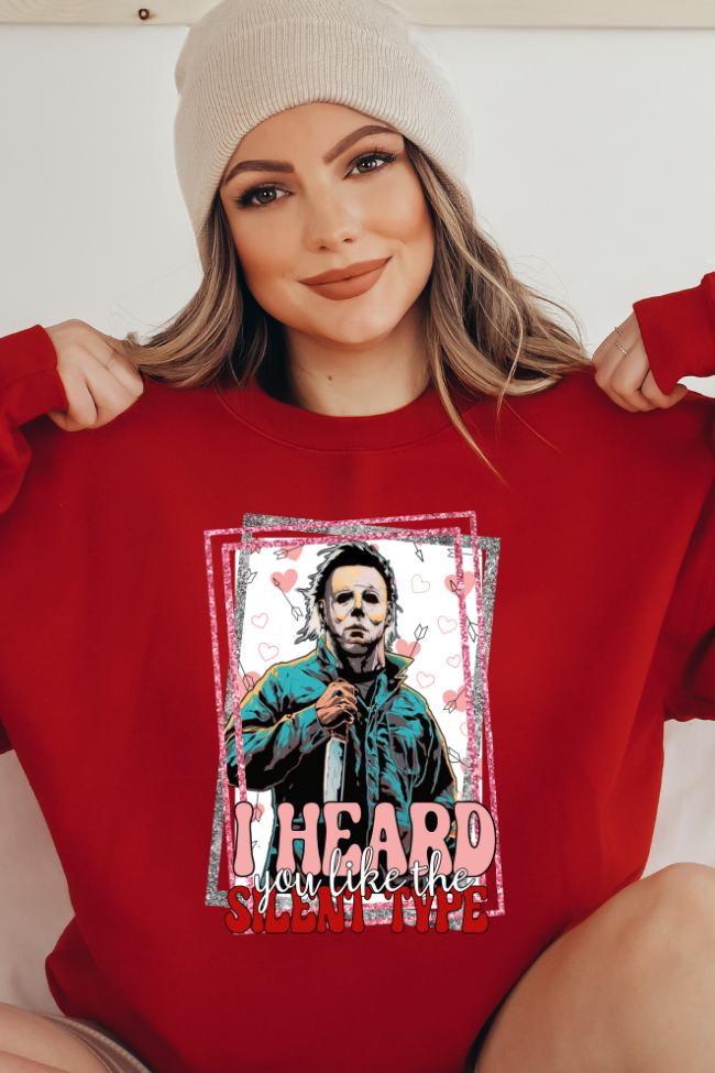 I Heard You Like The Silent Type Graphic Sweatshirt