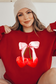 Cherries Heart Graphic Sweatshirt