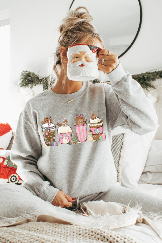 Pink Gingerbread Latte Cups