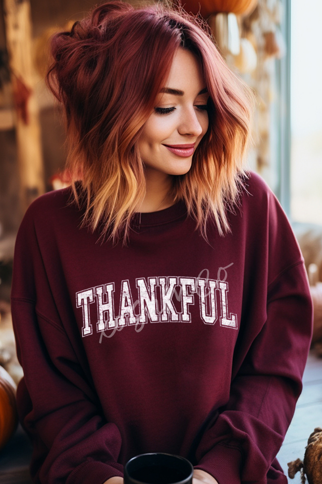 Thankful Graphic Sweatshirt