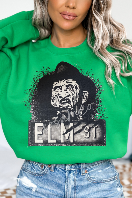 Elm St. Freddy Kruger Graphic Sweatshirt