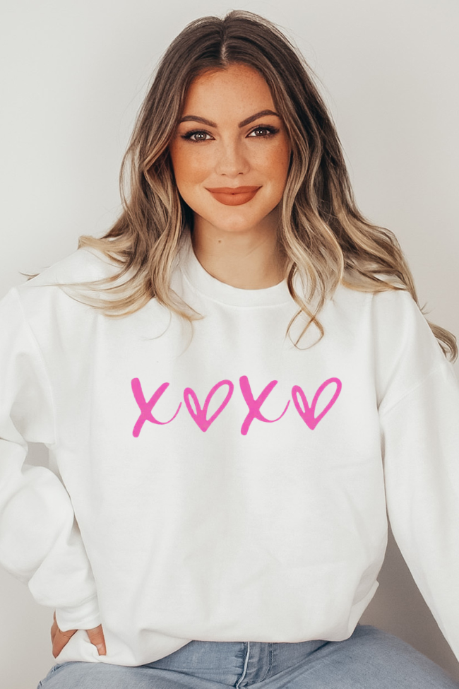 XOXO Puff Graphic Sweatshirt