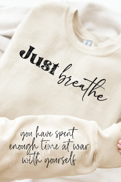 Just Breathe Graphic Sweatshirt