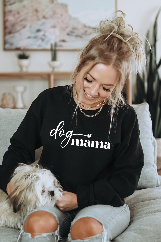 Dog Mama Graphic Sweatshirt