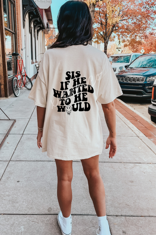 Dump Him, Sis If He Wanted To He Would Graphic Tee