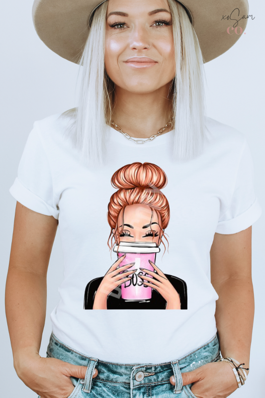 Boss Babe Red Head Graphic Tee