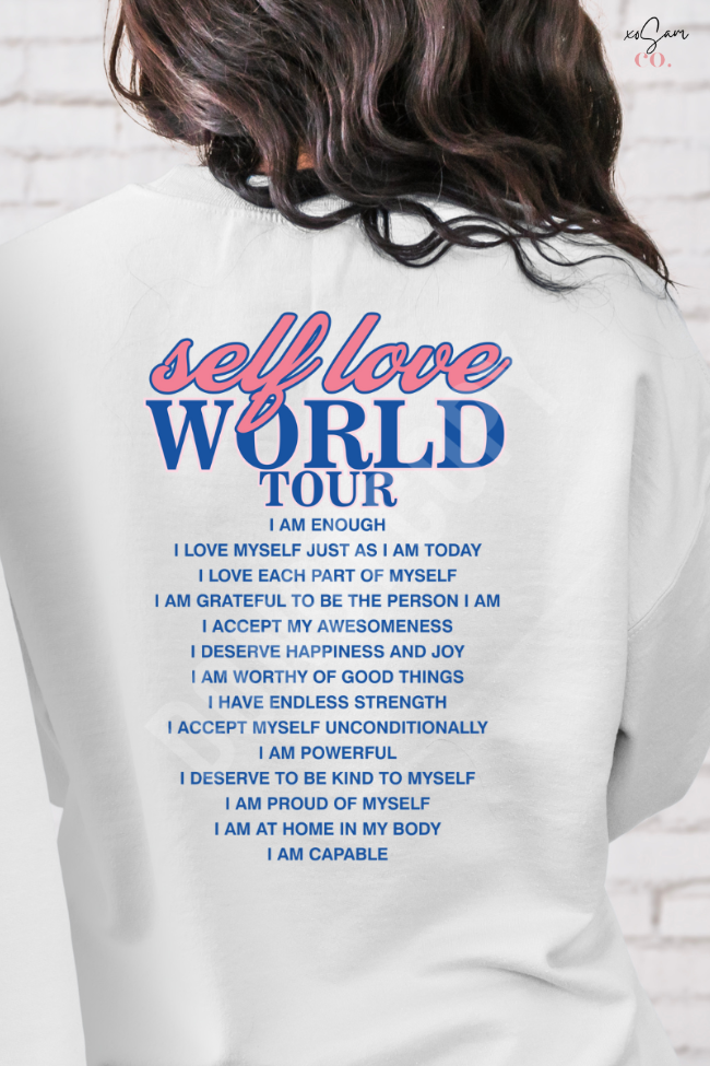 Self Love World Tour Graphic Sweatshirt