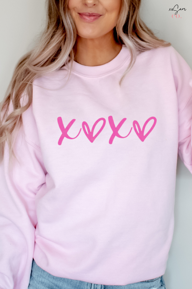 XOXO Puff Graphic Sweatshirt