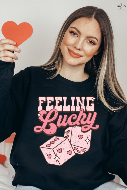 Feeling Lucky Graphic Sweatshirt