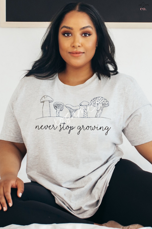 Never Stop Growing Graphic Tee