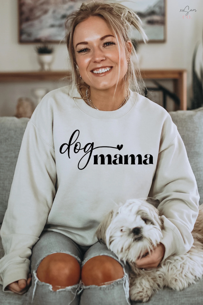 Dog Mama Graphic Sweatshirt