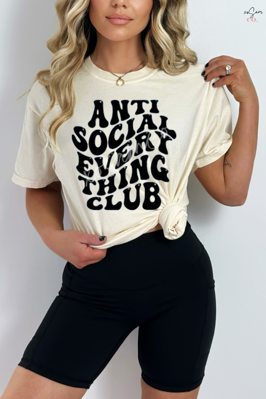 Anti Social Everything Graphic Tee